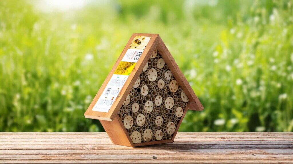 Beneficial Bug House, Aster, Walnut Stain #1