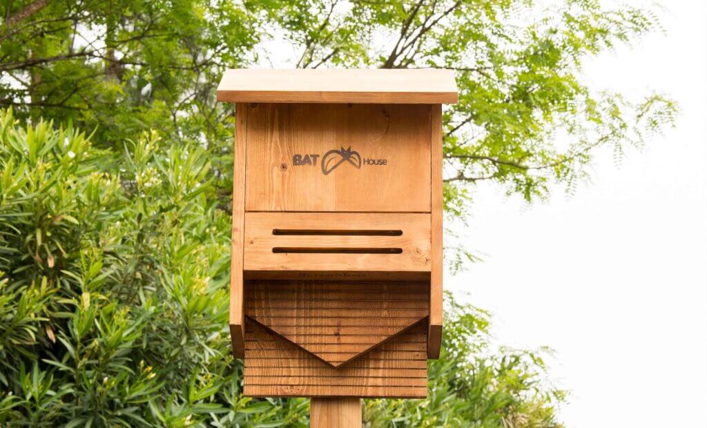 Beneficial Bat House, Walnut Stain #1