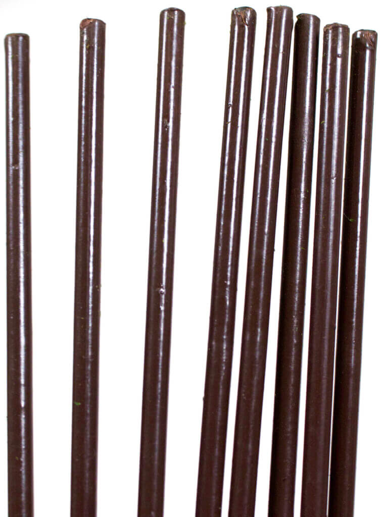 Metal Orchid Stakes, Brown, 18" (8 pack) #3