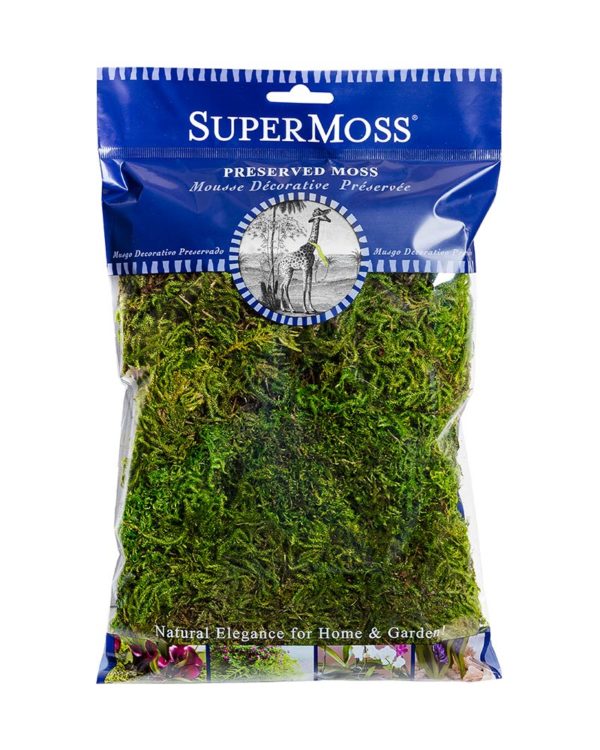 SuperMoss (26914) Spanish Moss Preserved, Natural, 8oz (200 cubic inch)