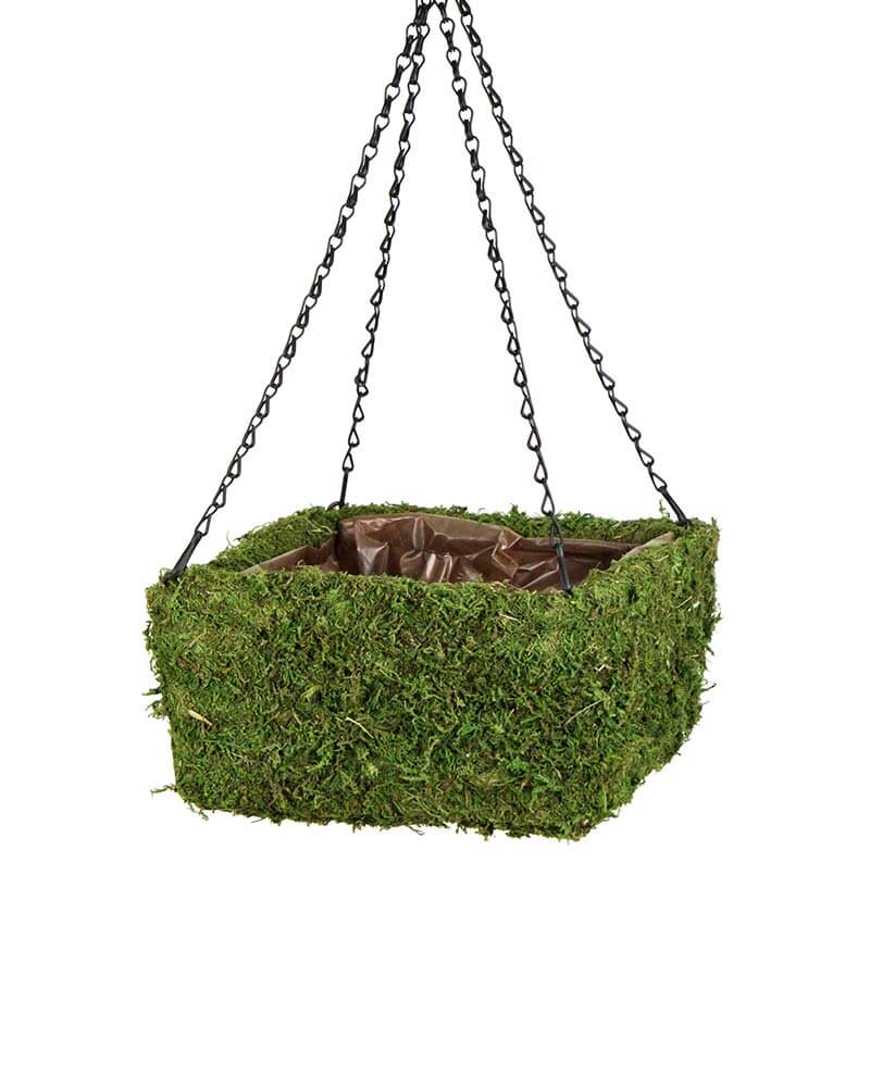MossWeave Square Hanging Basket #1