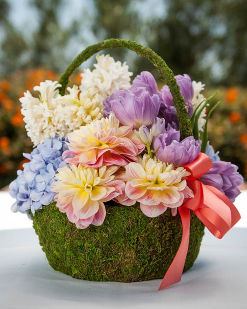 Arroyo Deco Moss Basket Set #4