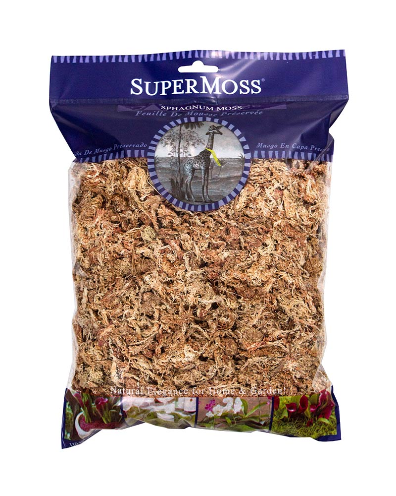 SuperMoss Orchid Sphagnum Moss Dried