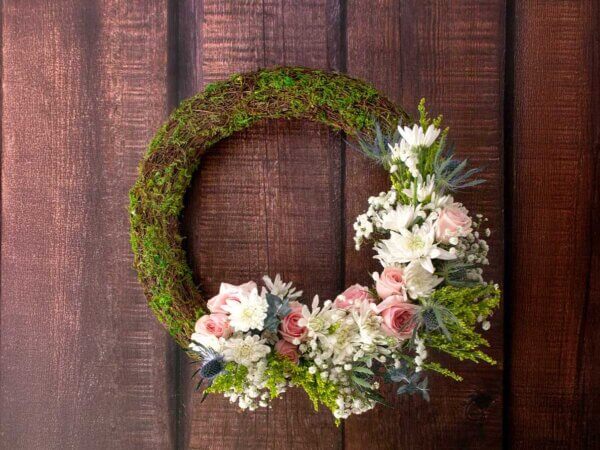Woodland Wicker Wreath, Round 20"