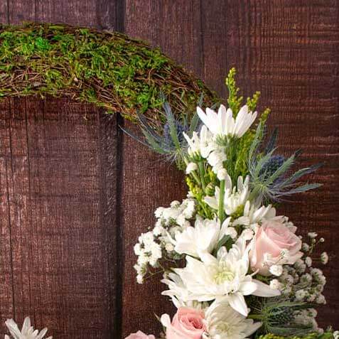 Woodland Wicker Wreath, Round 20" #4