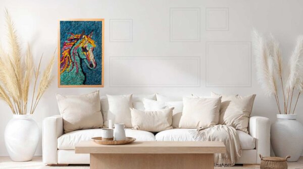 The Horse SuperMoss Frame (24in x 36in)