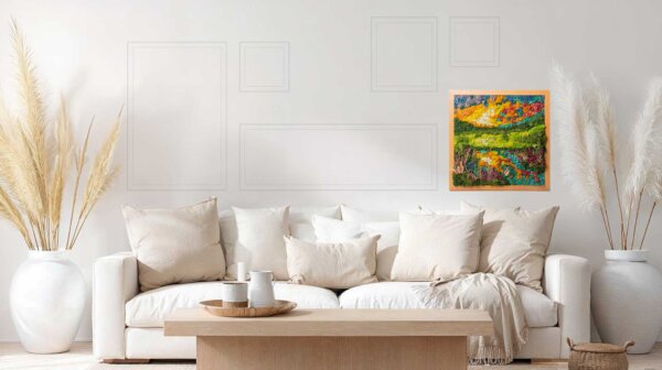 Sunset Reflection SuperMoss Frame (24in x 24in)